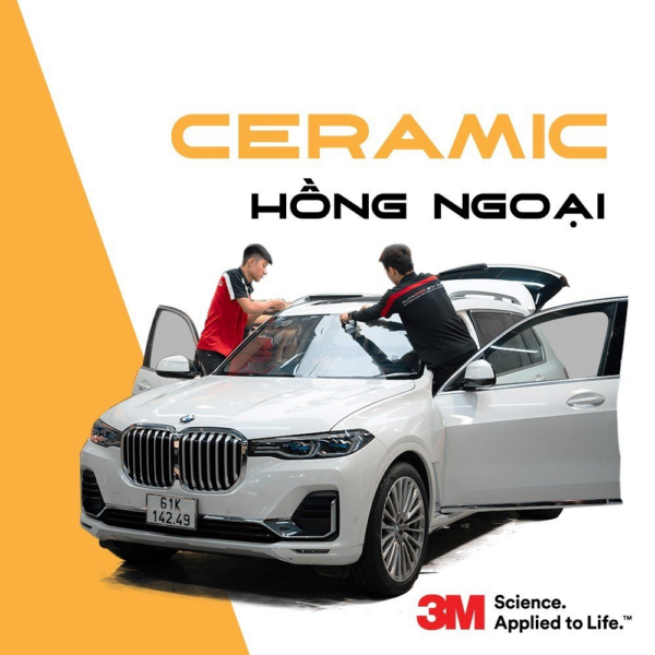 Dán phim cách nhiệt 3M CERAMIC HỒNG NGOẠI