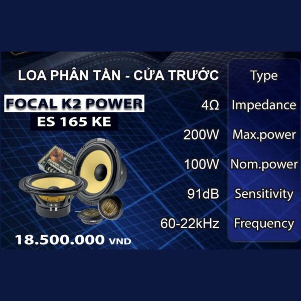 Combo Loa Focal K2 Power - Âm thanh mạnh mẽ - Hình ảnh 3