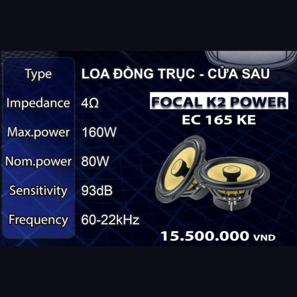 Combo Loa Focal K2 Power - Âm thanh mạnh mẽ - Hình ảnh 2