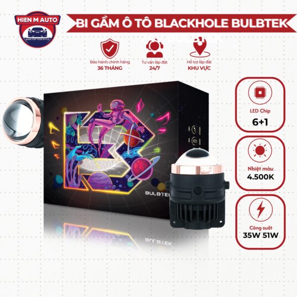 Bi Gầm Ô Tô Blackhole Bulbtek