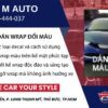 Khóa học đào tạo dán wrap đổi màu-HIEN M AUTO