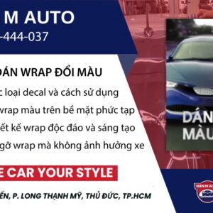 Khóa học đào tạo dán wrap đổi màu-HIEN M AUTO