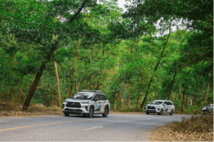 Dàn xe Veloz Cross trong một chuyến hành trình