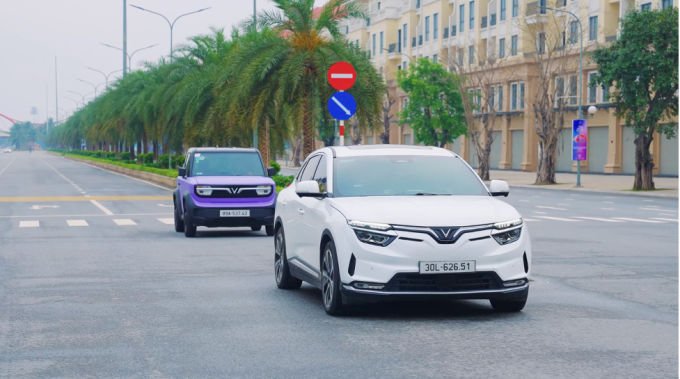 Bộ đôi VinFast VF 8 và VF 3