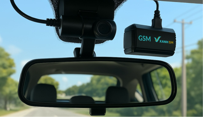 Hệ thống camera giám sát bên trong taxi điện Xanh SM
