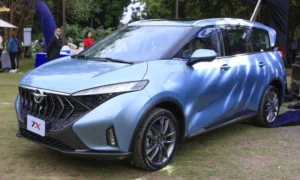 Mẫu MPV Haima 7X trong sự kiện ra mắt Việt Nam hồi cuối 2023