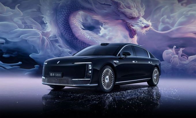 Thiết kế tổng thể của sedan điện Maextro S800