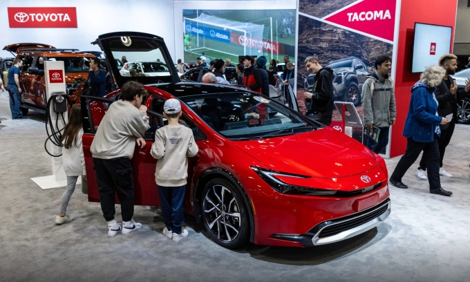 Toyota Prius tại triển lãm ôtô Vancouver, Canada