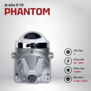 BI GẦM Ô TÔ 3.0 PHANTOM BULBTEK - Thiết kế tinh tế