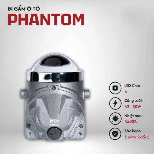 BI GẦM Ô TÔ 3.0 PHANTOM BULBTEK - Thiết kế tinh tế