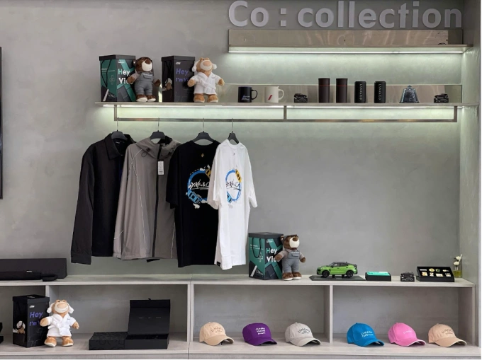 Khu vực Co:colection tại showroom mới khai trương
