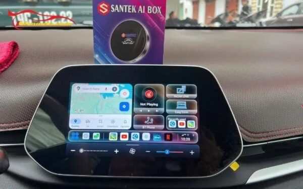 Giao diện Android 13 trên Santek AI Box