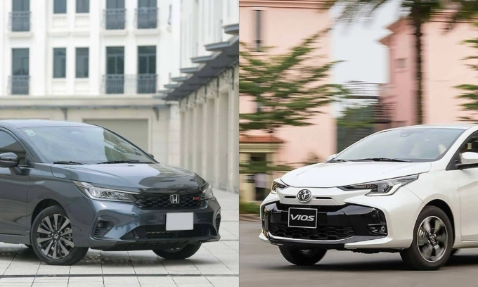 Honda City và Toyota Vios