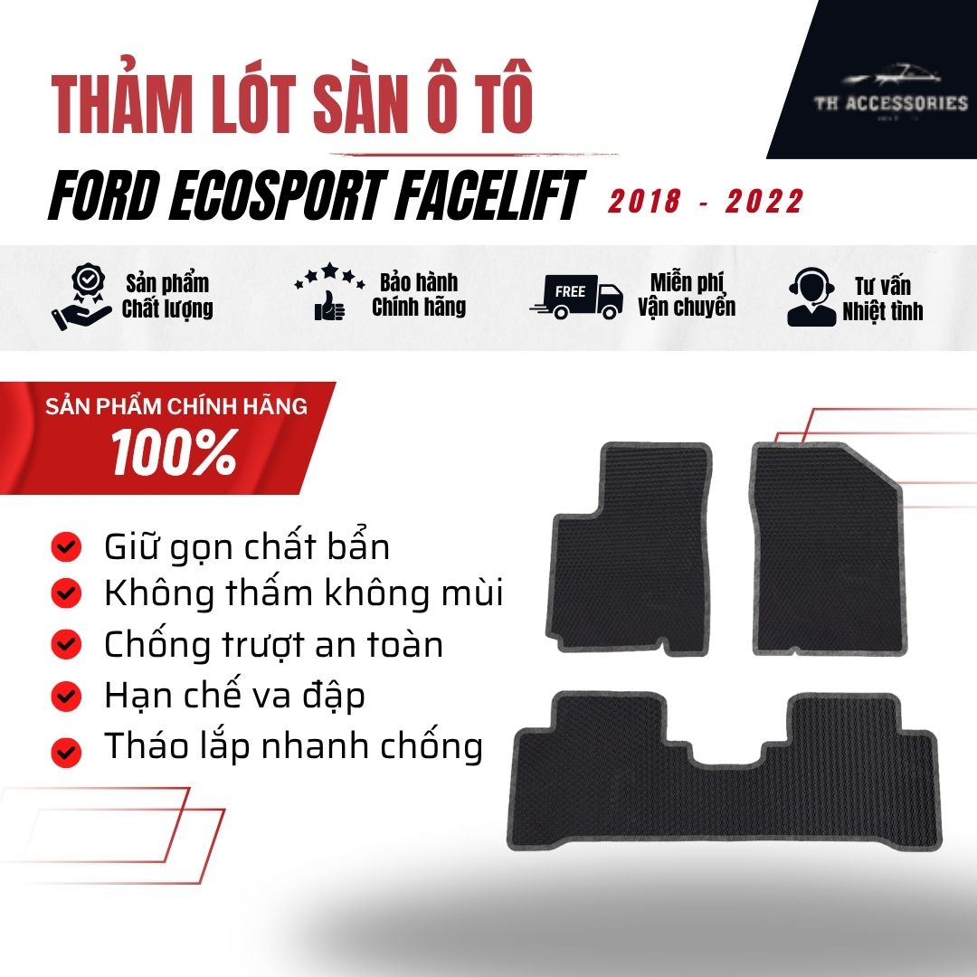 Thảm Gold thực tế trên xe Ford EcoSport