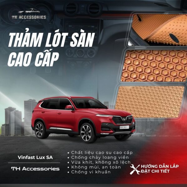 Thảm Lót Sàn Vinfast Lux SA Cao Cấp | HIEN M AUTO