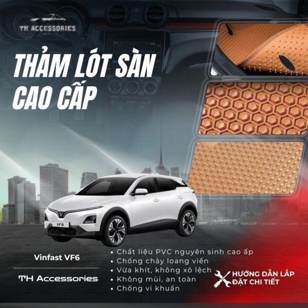 Thảm Lót Sàn Vinfast VF6 PVC: Bảo Vệ Nội Thất & Bảng Giá 2024 - Hình ảnh 2