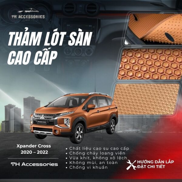 Thảm Lót Sàn Xpander Cross 2020-2022: Cao Cấp, Giá Tốt | HIEN M AUTO