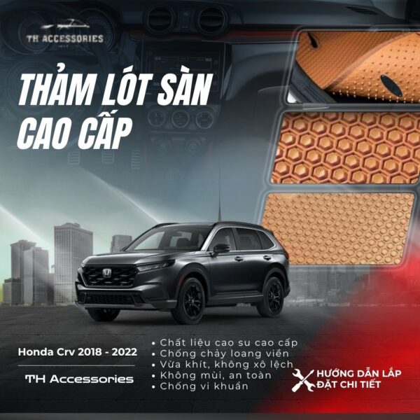 Thảm Lót Sàn Honda CRV 2018-2022 Cao Cấp | HIEN M AUTO