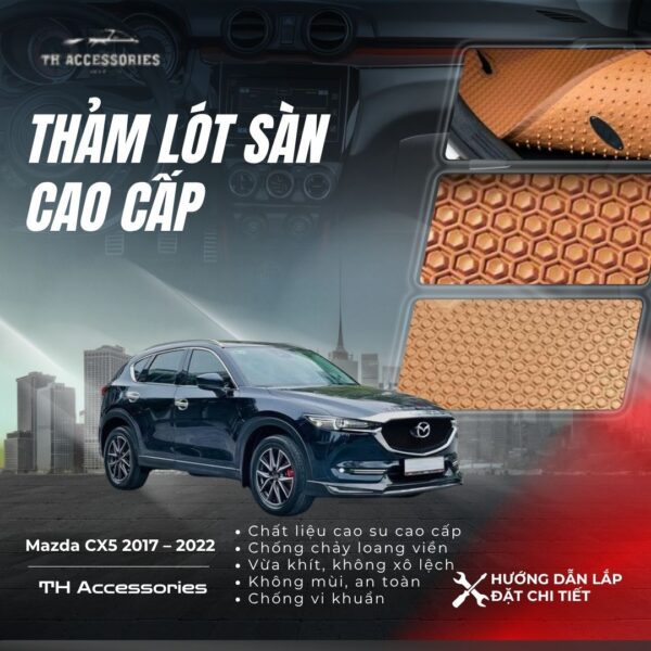 Thảm Lót Sàn Mazda CX5 (2017-2022) Cao Cấp | HIEN M AUTO