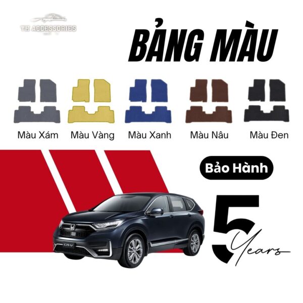 Thảm Lót Sàn Honda CRV 2018-2022 Cao Cấp | HIEN M AUTO - Hình ảnh 3