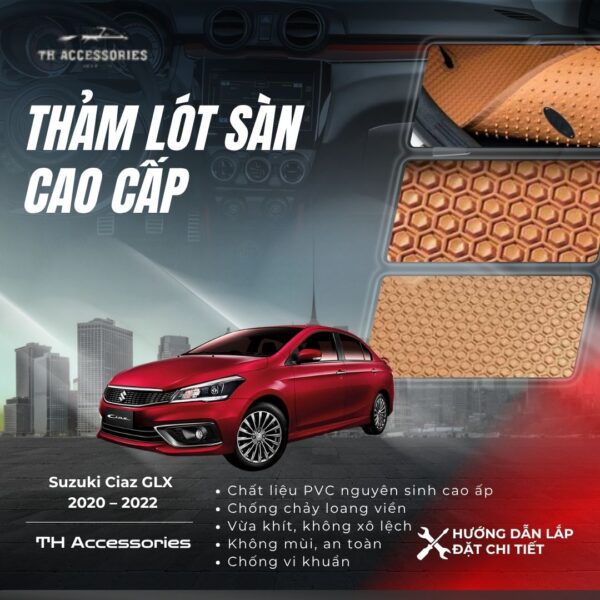 Thảm Lót Sàn Suzuki Ciaz GLX 2020-2022 Cao Cấp | HIEN M AUTO