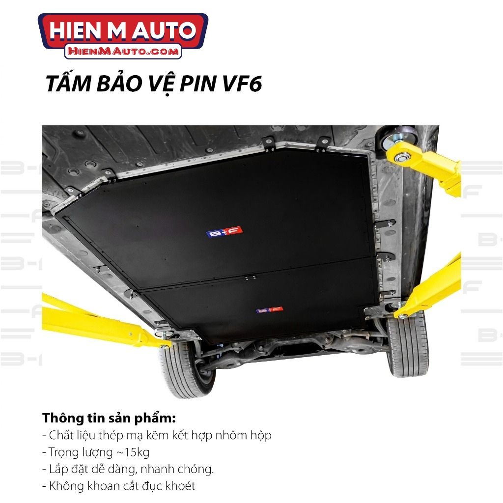 Tấm bảo vệ pin B-Factory cho Vinfast VF3 và VF5