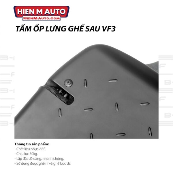 Tấm Ốp Lưng Ghế Sau Xe Vinfast VF3 - B-Factory - Hình ảnh 8