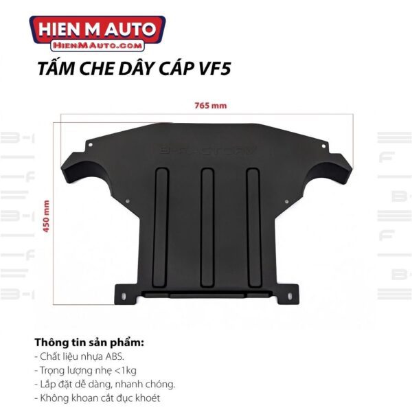 Tấm che dây cáp VF5 B-Factory - Hình ảnh 7