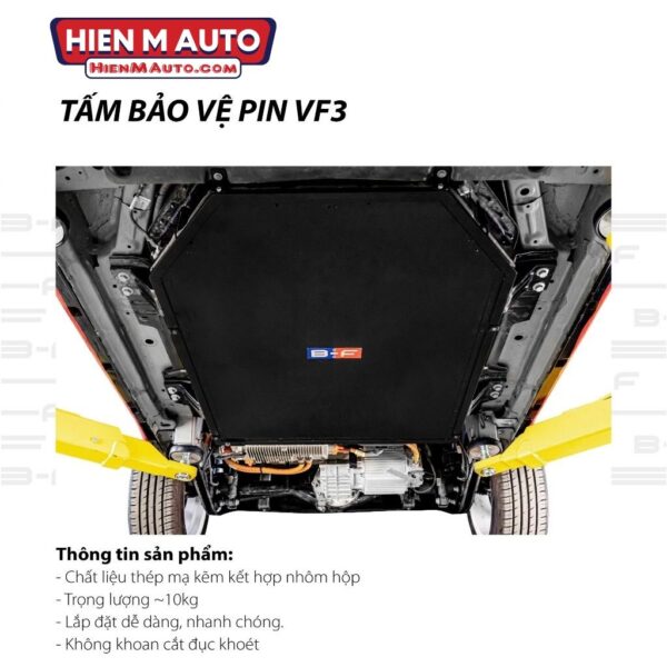 Tấm Bảo Vệ Pin Vinfast VF3 VF5 VF6 VF7 B-Factory | Chống Va Đập, Ngập Nước - HIEN M AUTO - Hình ảnh 4