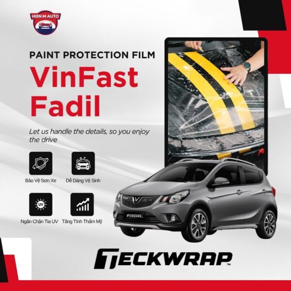 Dán PPF Teckwrap cho VinFast Fadil