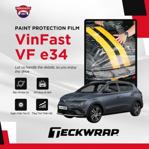 Dán PPF Teckwrap cho VinFast VF e34