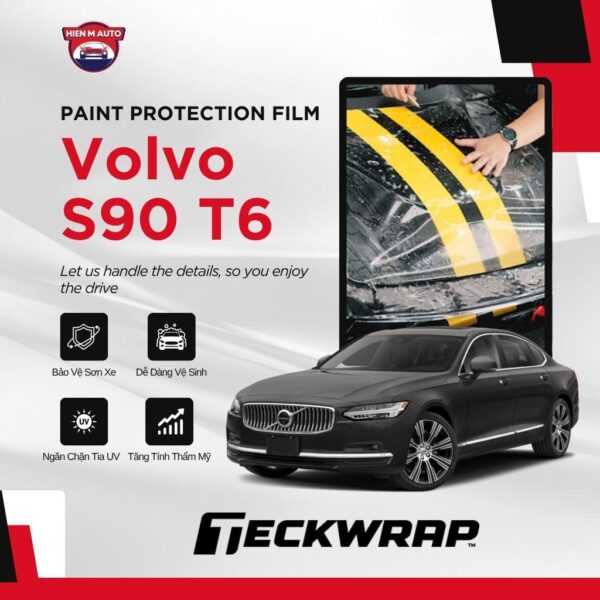 Dán PPF Teckwrap cho Volvo S90 T6