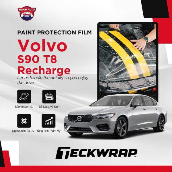 Dán PPF Teckwrap cho Volvo S90 T8 Recharge