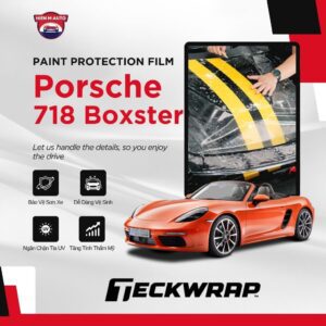 Dán PPF Teckwrap cho Porsche 718 Boxster