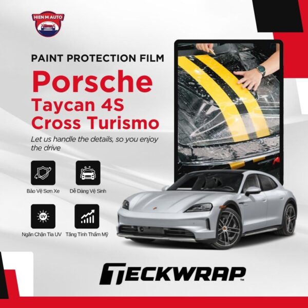 Dán PPF Teckwrap cho Porsche Taycan 4S Cross Turismo
