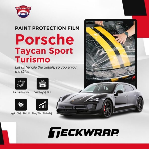 Dán PPF Teckwrap cho Porsche Taycan Sport Turismo
