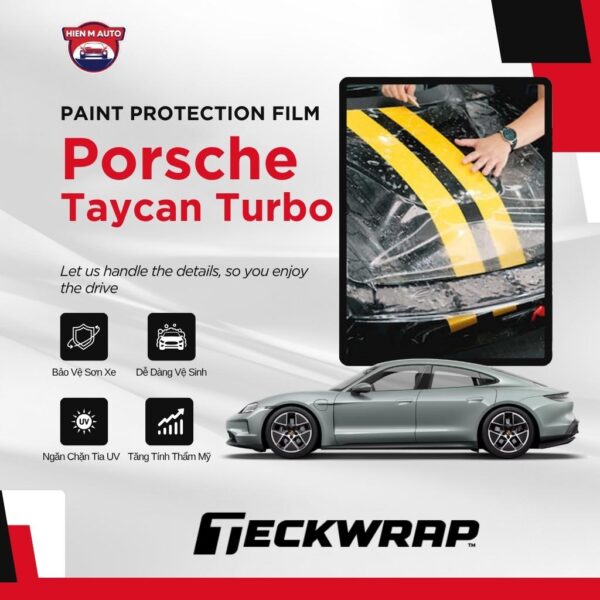 Dán PPF Teckwrap cho Porsche Taycan Turbo