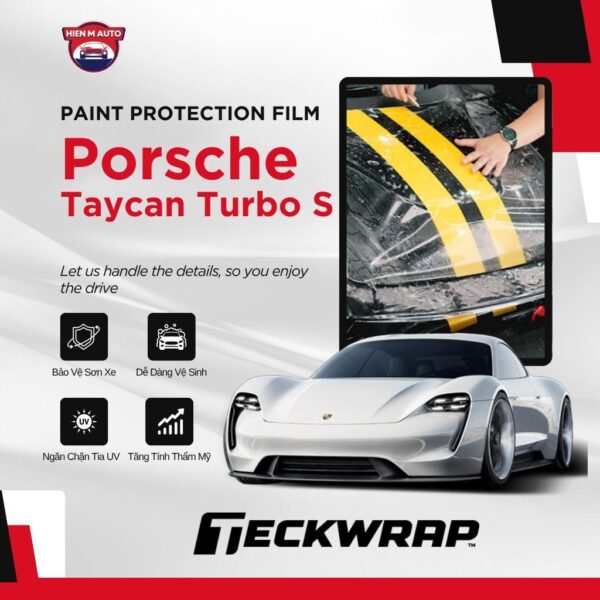 Dán PPF Teckwrap cho Porsche Taycan Turbo S