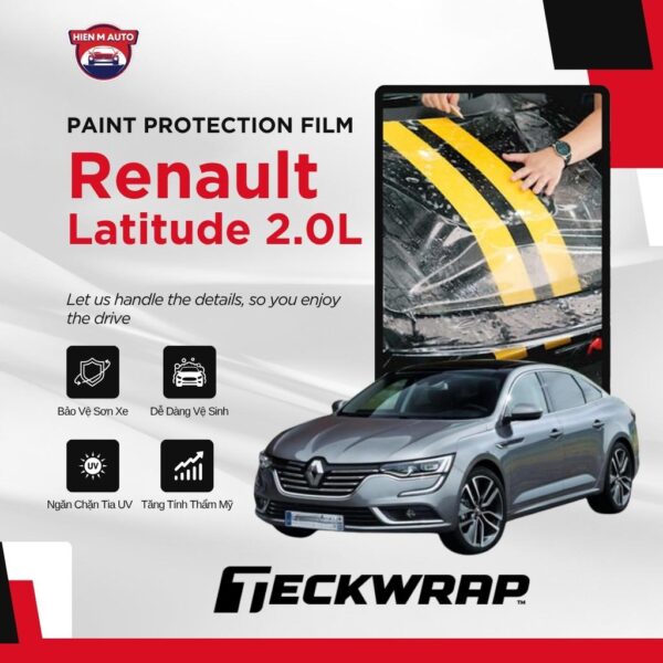 Dán PPF Teckwrap cho Renault Latitude 2.0L