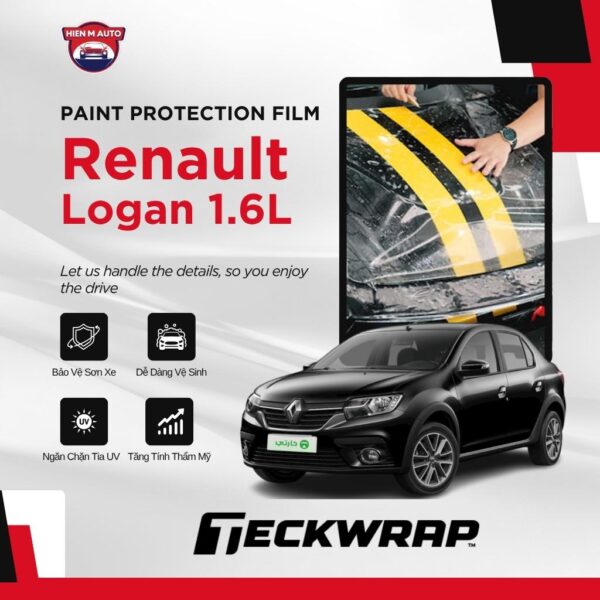 Dán PPF Teckwrap cho Renault Logan 1.6L