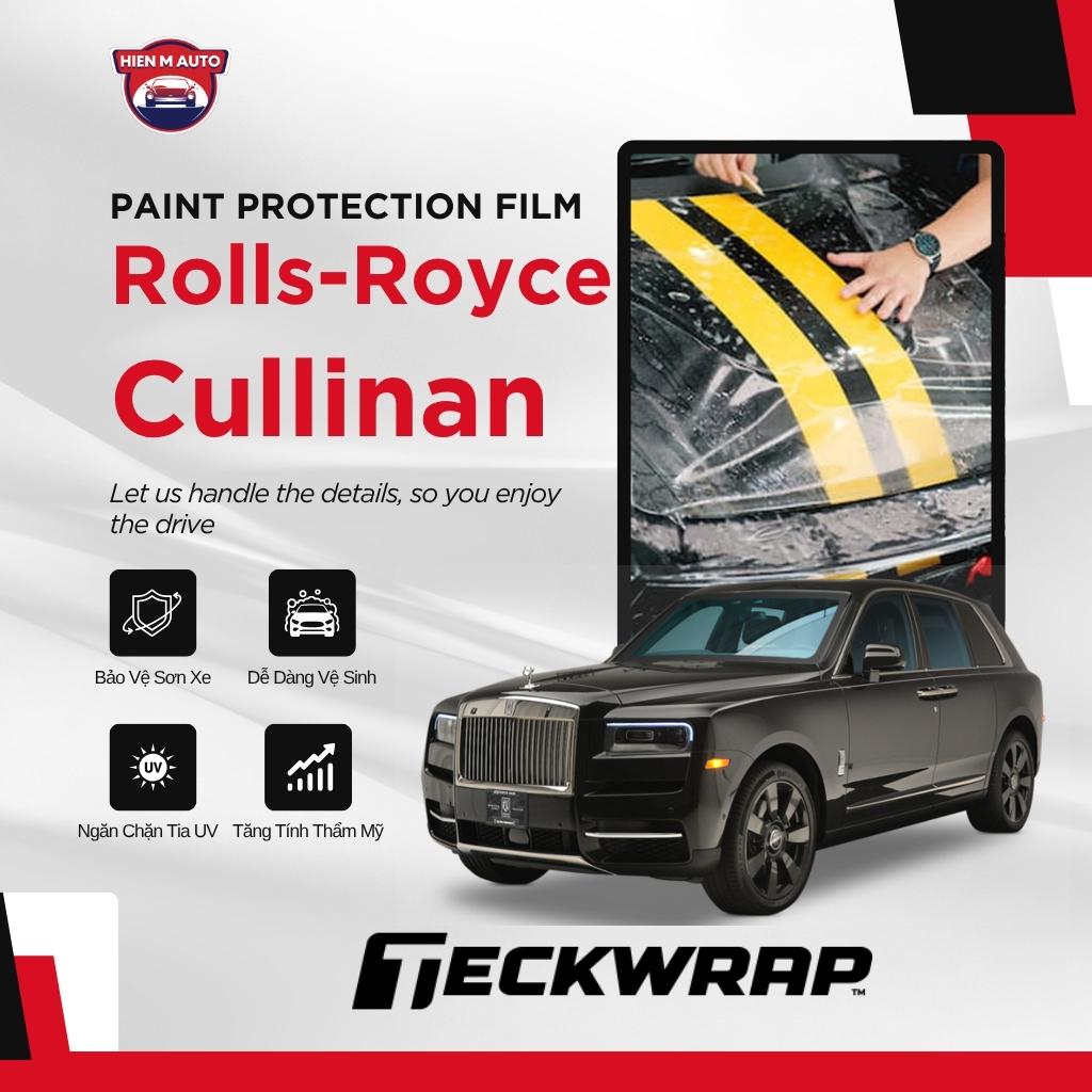 Rolls-Royce Cullinan dán PPF Teckwrap tại HIEN M AUTO