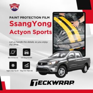 Dán PPF Teckwrap cho SsangYong Actyon Sports