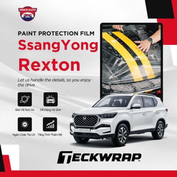 Dán PPF Teckwrap cho SsangYong Rexton