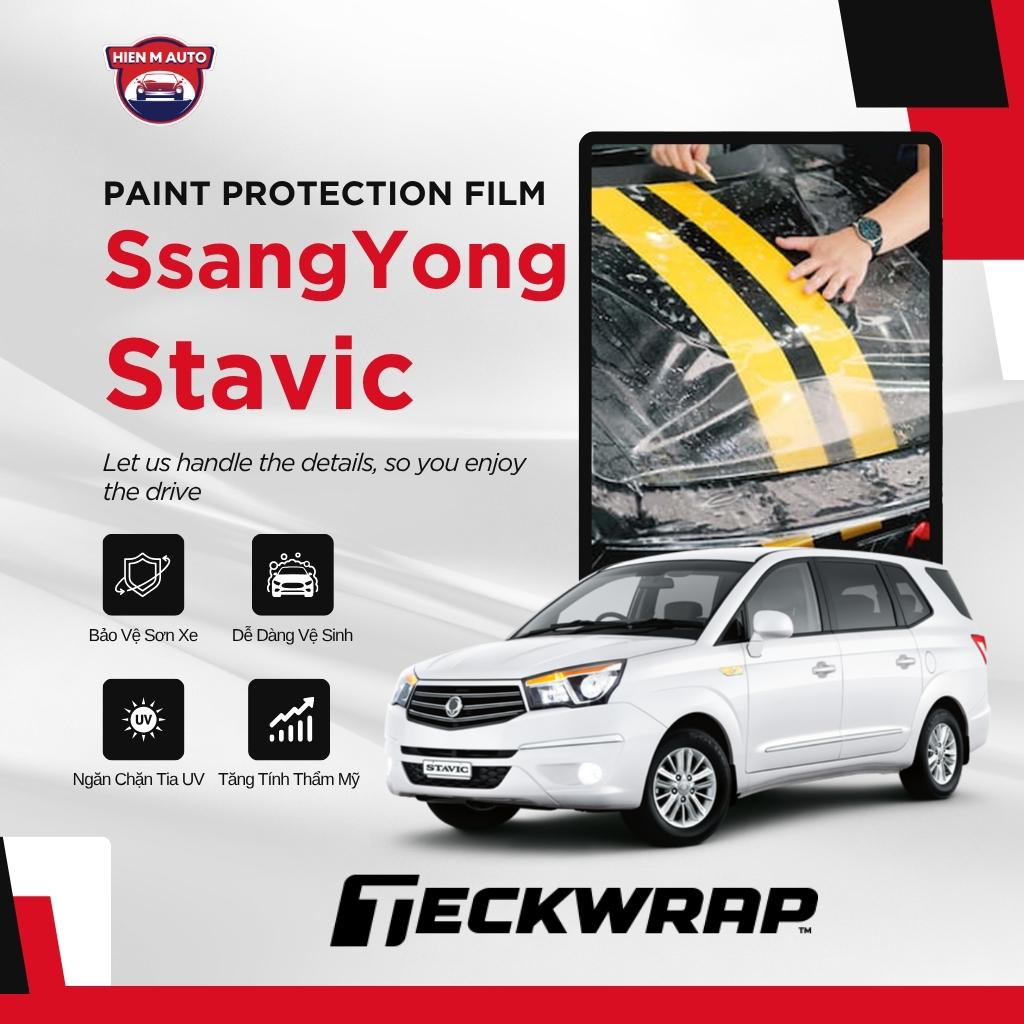 Dán PPF Teckwrap cho SsangYong Stavic - Bảo vệ sơn xe