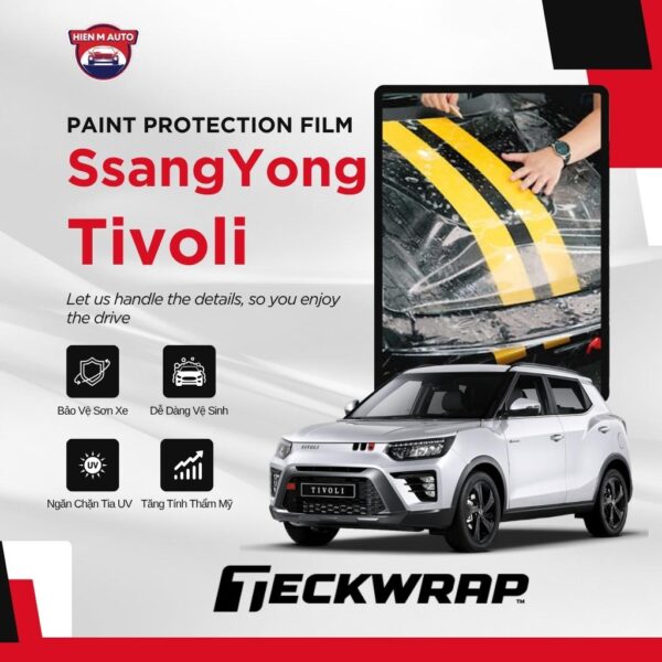 Dán PPF Teckwrap cho SsangYong Tivoli