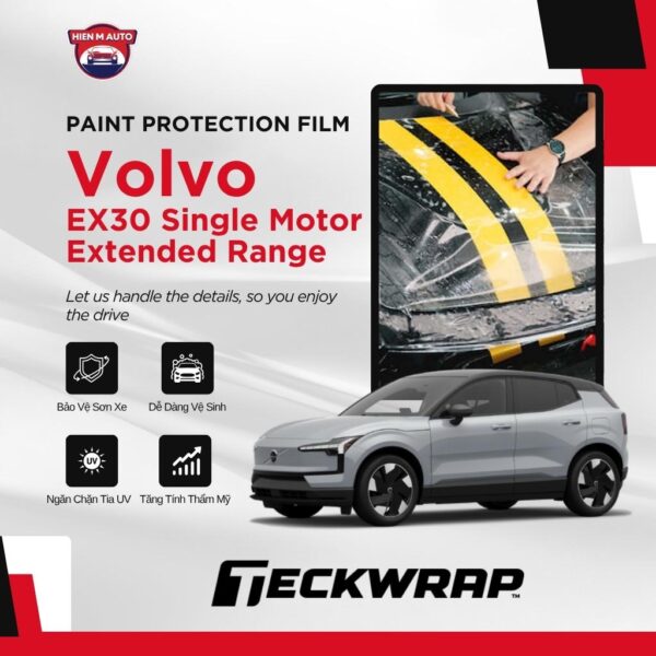 Dán PPF Teckwrap cho Volvo EX30 Single Motor Extended Range