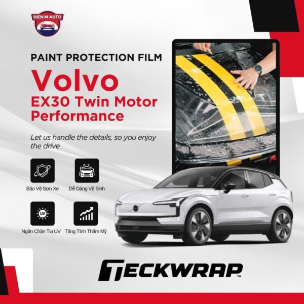 Dán PPF Teckwrap cho Volvo EX30 Twin Motor Performance