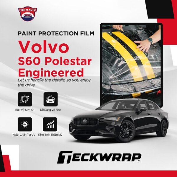 Dán PPF Teckwrap cho Volvo S60 Polestar Engineered