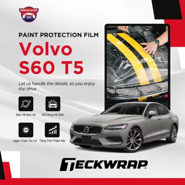 Dán PPF Teckwrap cho Volvo S60 T5