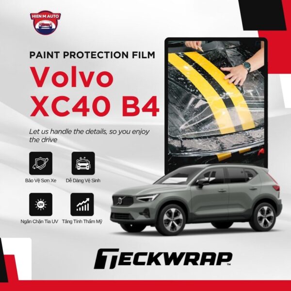 Dán PPF Teckwrap cho Volvo XC40 B4